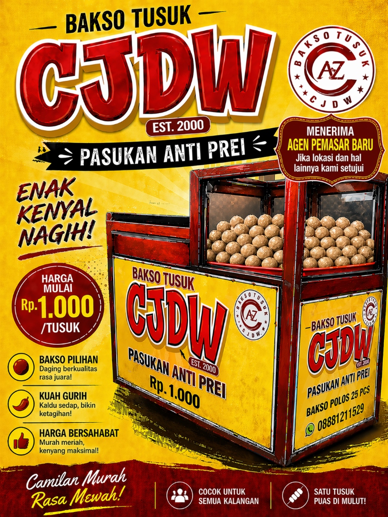 Bakso Tusuk CJDW Poster